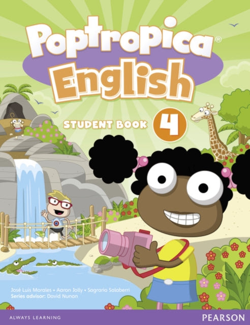 Book cover of: Poptropica English American Edition 4 Student Book. By: Sagrario Salaberri