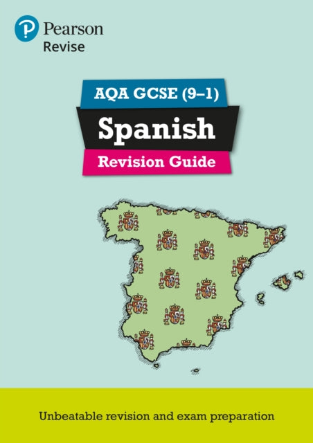 Book cover of: Pearson REVISE AQA GCSE Spanish Revision Guide: incl. online revision and audio  - for 2025 exams. By: Vivien Halksworth