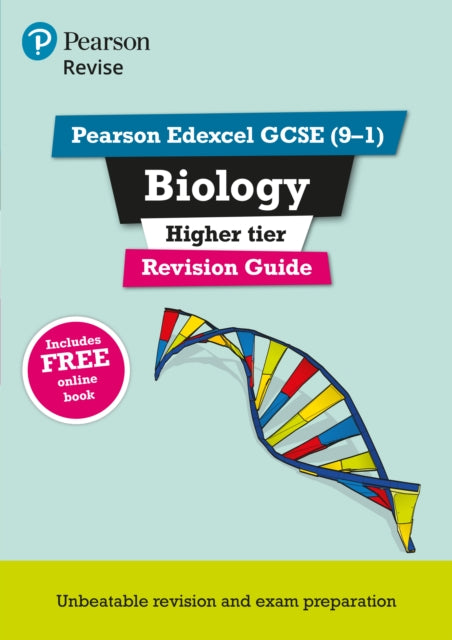 Book cover of: Pearson REVISE Edexcel GCSE Biology (Higher) Revision Guide incl. online revision and quizzes - for 2026, 2027 exams. By: Pauline Lowrie