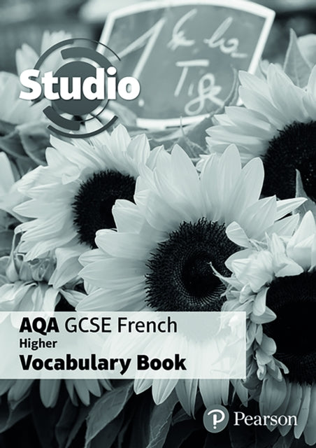 Book cover of: Studio AQA GCSE French Higher Vocab Book (pack of 8). By: Angela Stanley
