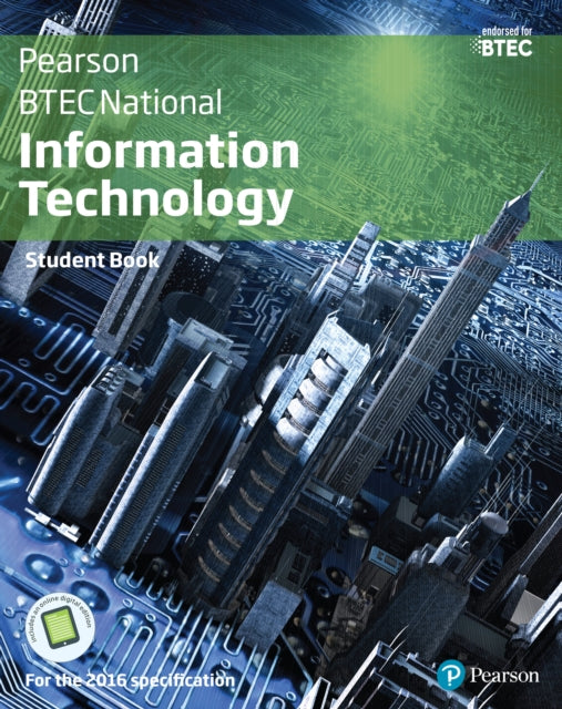 Book cover of: BTEC Nationals Information Technology Student Book + Activebook. By: jenny Phillips