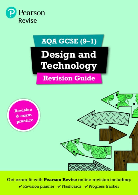 Pearson REVISE AQA GCSE Design and Technology Revision Guide incl. online revision