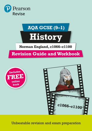 Pearson REVISE AQA GCSE History Norman England, c1066-c1100 Revision Guide and Workbook incl. online revision and quizzes - for 2025 and 2026 exams