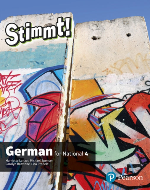 Book cover of: Stimmt for National 4 German Student Book. By: Harriette Lanzer