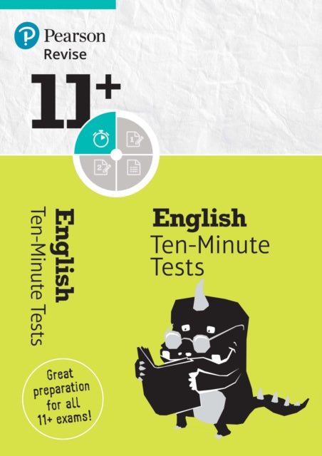 Book cover of: Pearson REVISE 11+ English Ten-Minute Tests - for 2026, 2027 exams. By: Grant, David
