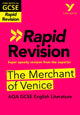 Book cover of: York Notes RAPID AQA GCSE (Revision Guide) The Merchant of Venice - for 2026, 2027 exams. By: Mike Gould