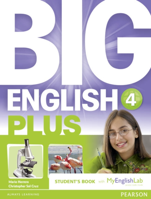 Book cover of: Big English Plus American Edition 4 Students' Book with MyEnglishLab Access Code Pack New Edition. By: Mario Herrera