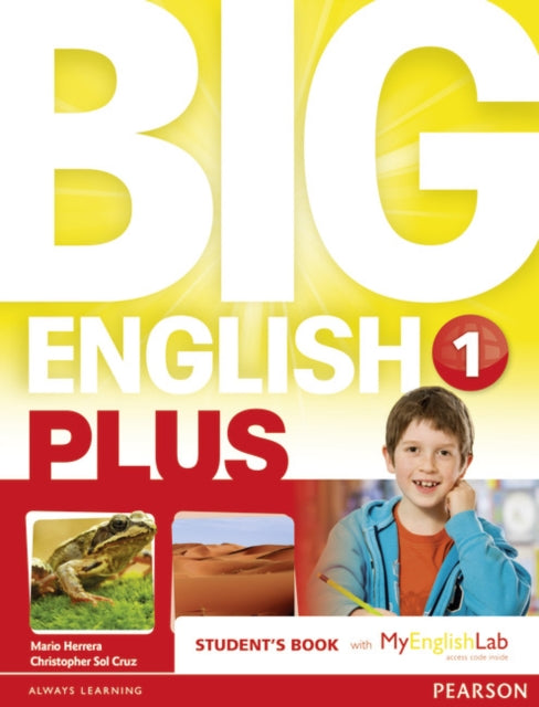 Book cover of: Big English Plus American Edition 1 Students' Book with MyEnglishLab Access Code Pack New Edition. By: Mario Herrera