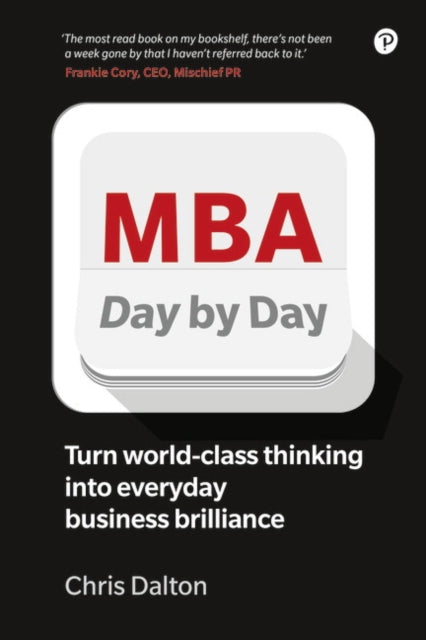 Book cover of: MBA Day by Day. By: Chris Dalton