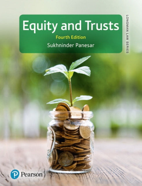 Book cover of: Equity and Trusts. By: Sukhninder Panesar