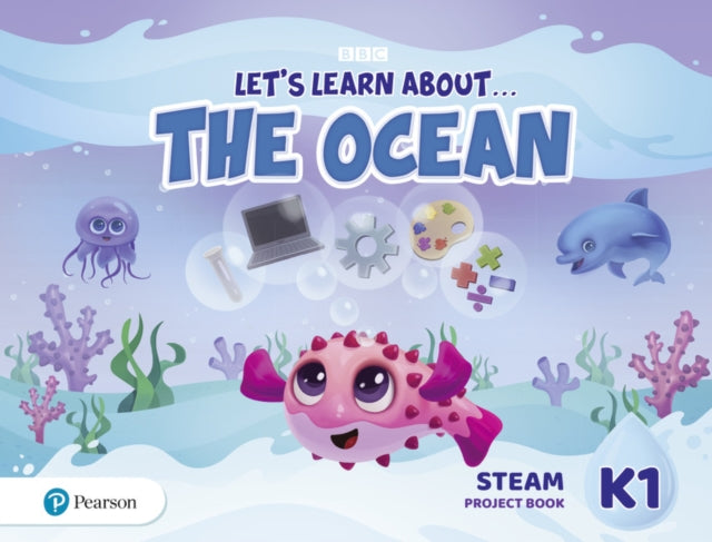 Book cover of: Let's Learn About the Earth (AE) - 1st Edition (2020) - STEAM Project Book - Level 1 (the Ocean)