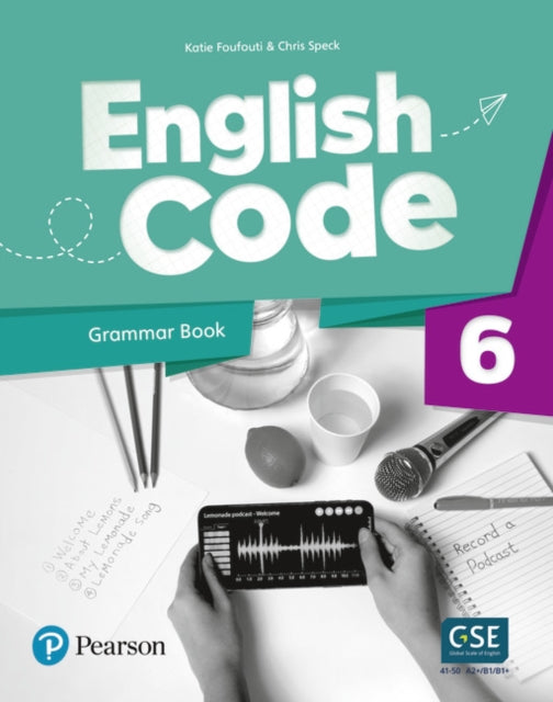 Book cover of: English Code Level 6 (AE) - 1st Edition - Grammar Book with Digital Resources