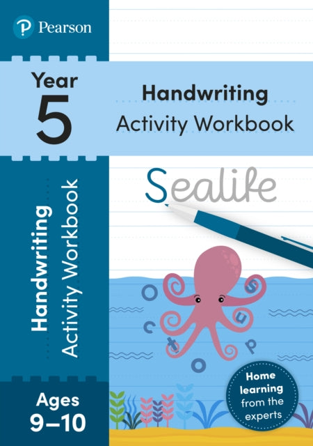Book cover of: Pearson Learn at Home Handwriting Activity Workbook Year 5