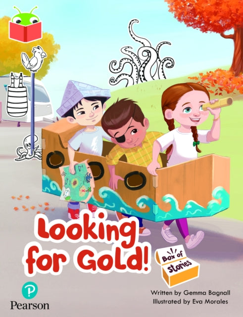 Book cover of: Bug Club Independent Phase 5 Unit 25: Box of Stories: Looking for Gold. By: Dominique Simpson