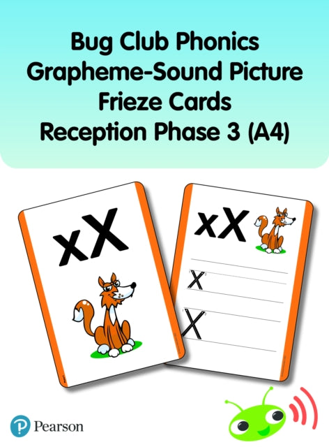 Book cover of: Bug Club Phonics Grapheme-Sound Picture Frieze Cards Reception Phase 3 (A4)
