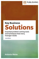 Book cover of: Key Business Solutions. By: WEISS, ANTONIO