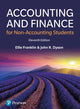 Book cover of: Accounting and Finance for Non-Accounting Students. By: Ellie Franklin