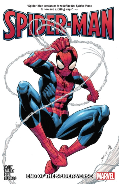 Book cover of: Spider-Man Vol. 1: End of The Spider-Verse. By: Dan Slott