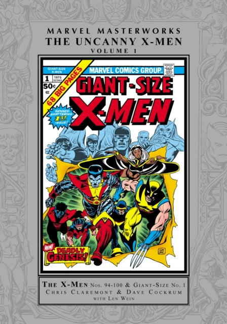 Book cover of: Marvel Masterworks: The Uncanny X-Men Vol. 1. By: Chris Claremont