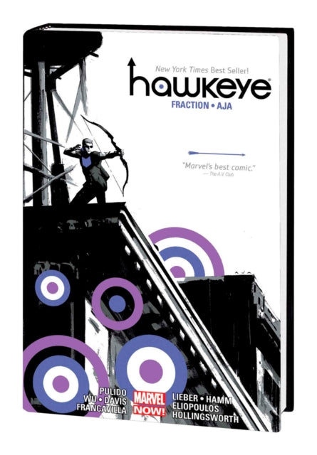 Book cover of: Hawkeye by Fraction & Aja Omnibus (New Printing). By: David Aja