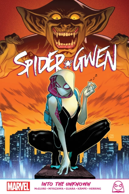 Book cover of: Spider-Gwen: Into The Unknown. By: Takeshi Miyazawa