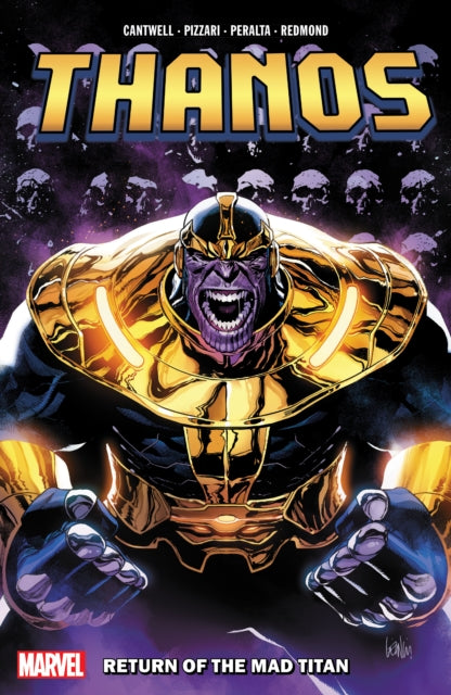 Book cover of: Thanos: Return of The Mad Titan. By: Christopher Cantwell