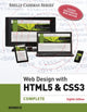 Book cover of: Web Design with HTML & CSS3. By: Jessica Minnick