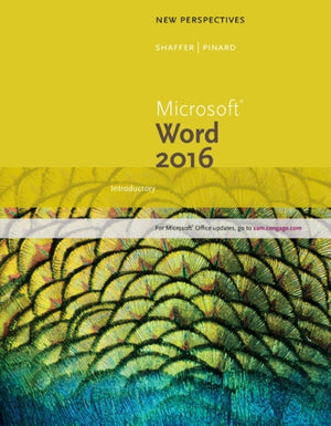New Perspectives MicrosoftA® Office 365 & Word 2016