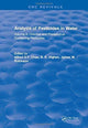 Book cover of: Analysis of Pesticides in Water. By: Alfred S. Y. Chau