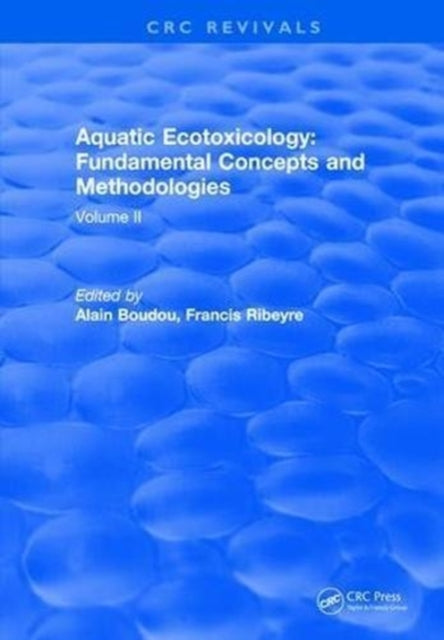Book cover of: Aquatic Ecotoxicology. By: Alain Boudou