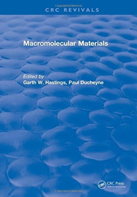 Book cover of: Macromolecular Materials. By: Hastings