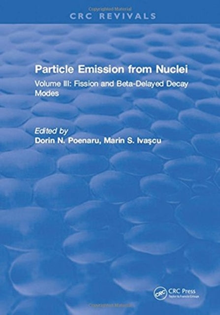Book cover of: Particle Emission From Nuclei. By: Dorin N. Poenaru
