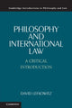 Book cover of: Philosophy and International Law. By: David Lefkowitz