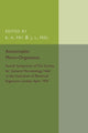 Book cover of: Autotrophic Micro-Organisms. By: B. A. Fry