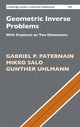 Book cover of: Geometric Inverse Problems. By: Gabriel P. Paternain