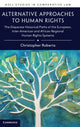 Book cover of: Alternative Approaches to Human Rights. By: Christopher Roberts
