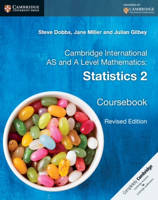 Book cover of: Cambridge International AS and A Level Mathematics: Statistics 2 Coursebook. By: Hugh Neil