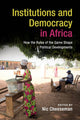 Book cover of: Institutions and Democracy in Africa