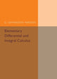 Book cover of: Elementary Differential and Integral Calculus. By: G. Lewingdon Parsons