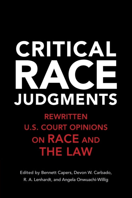 Book cover of: Critical Race Judgments. By: Bennett Capers