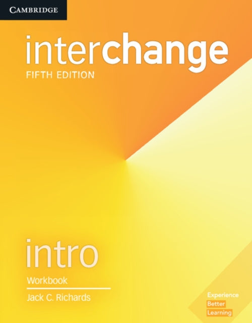 Book cover of: Interchange Intro Workbook. By: Jack C. Richards