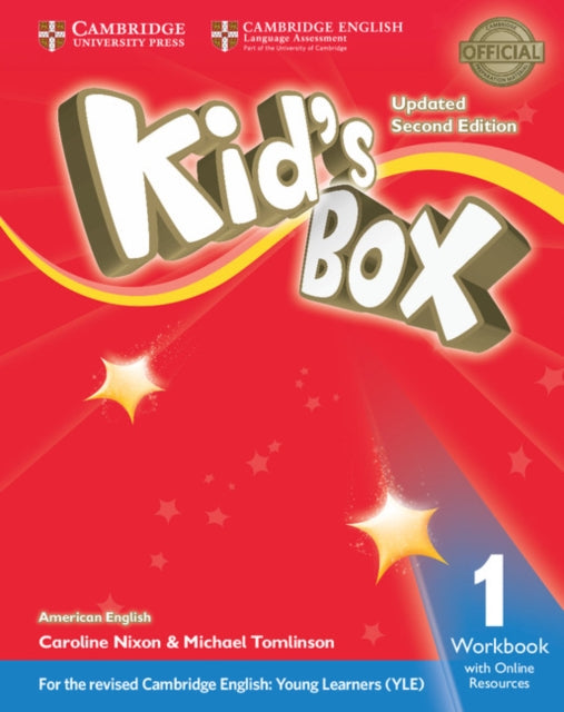 Book cover of: Kid's Box Level 1 Workbook with Online Resources American English. By: Caroline Nixon