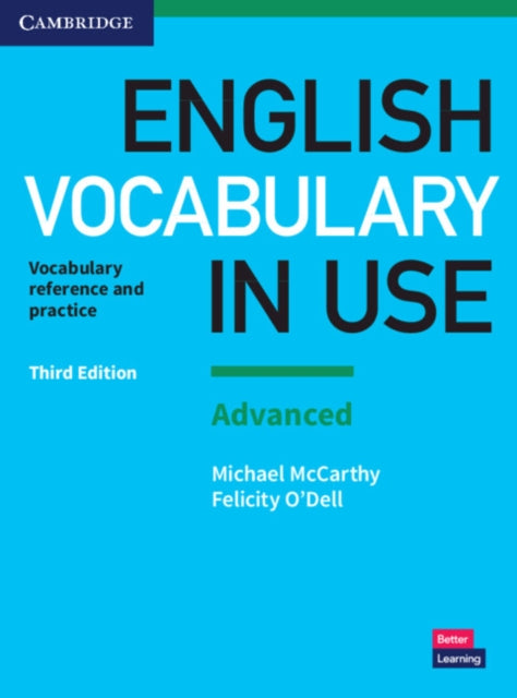 Book cover of: English Vocabulary in Use: Advanced Book with Answers. By: Michael McCarthy