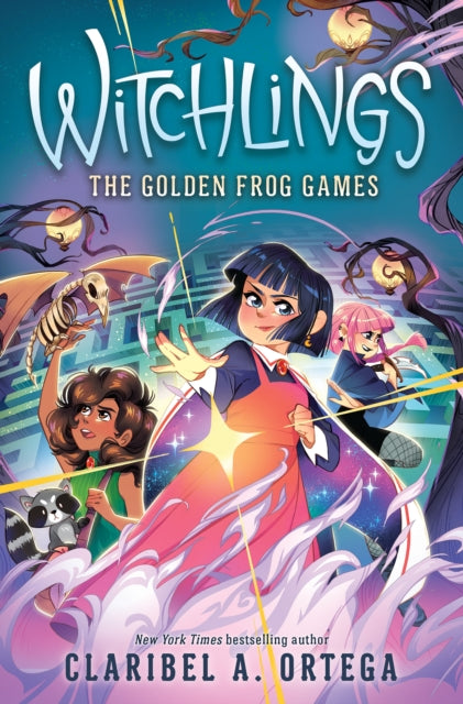 Book cover of: Golden Frog Games (Witchlings #2). By: Claribel A. Ortega