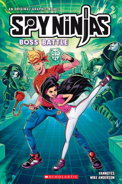 Book cover of: Boss Battle (Spy Ninjas Official Graphic Novel #3). By: Vannotes