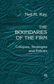Book cover of: Boundaries of the Firm. By: Neil M. Kay