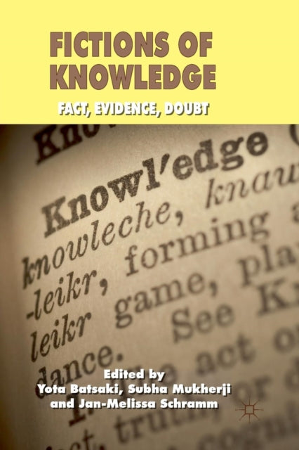 Book cover of: Fictions of Knowledge. By: Y. Batsaki