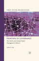 Book cover of: Frontiers of Governance. By: L. Pal