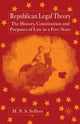 Book cover of: Republican Legal Theory. By: M. Sellers
