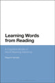 Book cover of: Learning Words from Reading. By: Megumi Hamada